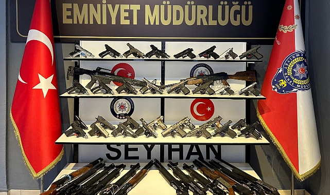 50 ruhsatsız silah ele geçirildi, 9 kişi tutuklandı