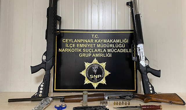 Ceylanpınar'da suç örgütüne operasyon: 10 tutuklama