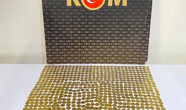 Doğu Roma İmparatorluğu’na ait 866 adet altın sikke ele geçirildi