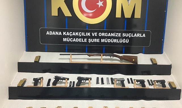 Evden ve iş yerinden ruhsatsız silahlar ele geçirildi: 2 gözaltı