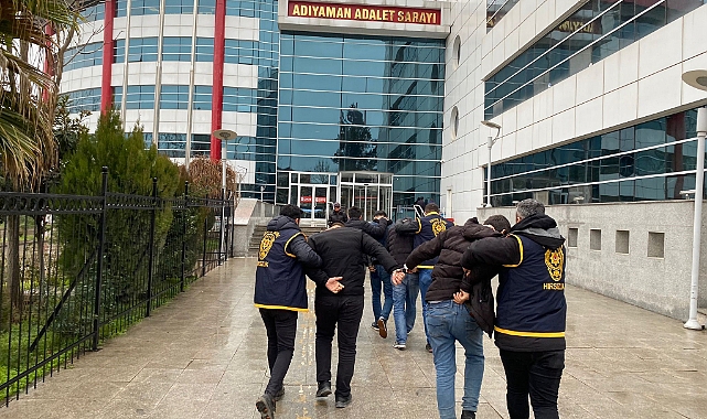 Hırsızlık şüphelisi 4 kişi tutuklandı