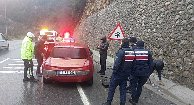 Kontrolden çıkan otomobil takla attı: 3 yaralı