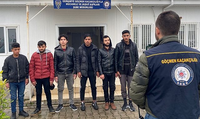 Osmaniye’de 6 düzensiz göçmen yakalandı