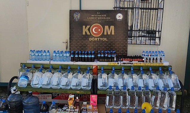 Sahte alkol operasyonu: 2 gözaltı