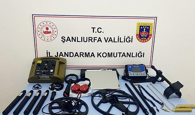 Şanlıurfa'da altın arayan 6 şüpheli dedektörlerle yakalandı