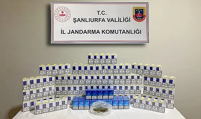 Şanlıurfa'da bin 240 paket kaçak sigara ele geçirildi