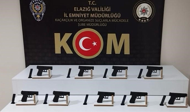9 adet ruhsatsız tabanca ele geçirildi: 1 tutuklama
