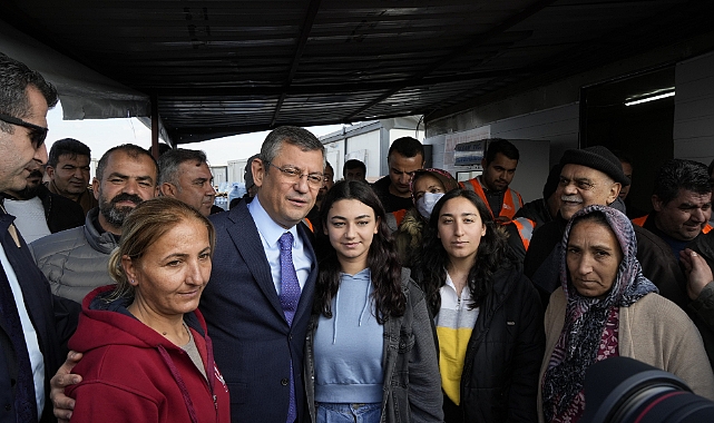 CHP Genel Başkanı Özgür Özel: "Acınız acımız, tasanız tasamızdır"