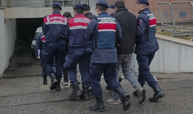 Jandarmanın yakaladığı hırsızlık şüphelisi 14 şahıstan 9'u tutuklandı