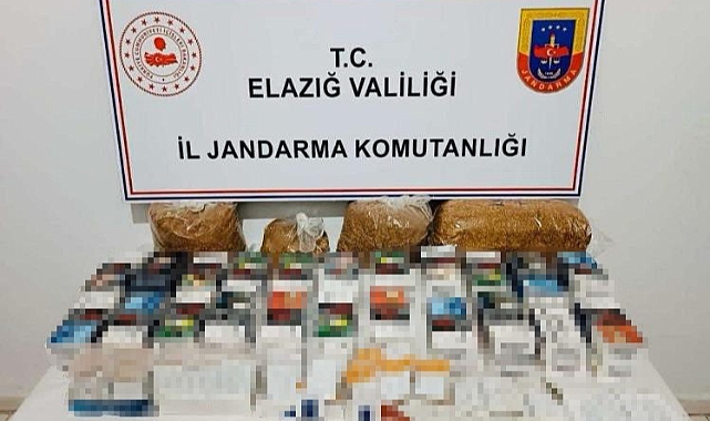 Kaçak tütün ve makaron ele geçirildi