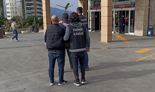 Kahramanmaraş’ta uyuşturucu ticaretinden 2 kişi tutuklandı
