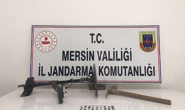 Mersin'de Bizans ve Roma dönemlerine ait 46 eser ele geçirildi