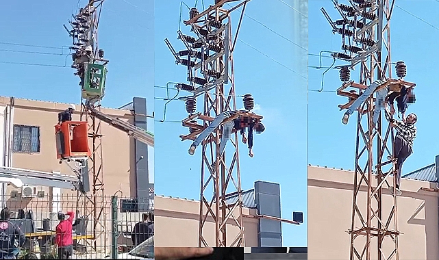 Şanlıurfa’da feci olay: Tırmandığı elektrik direğinde akıma kapıldı