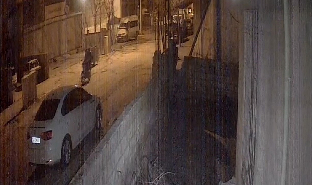 Şanlıurfa’da motosiklet hırsızlığı güvenlik kamerasında