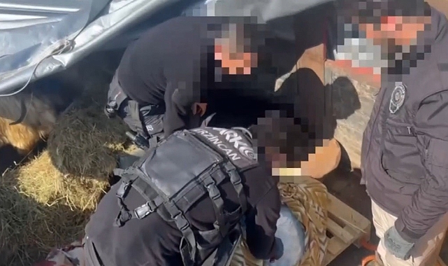 18 milyon TL değerinde olan 58 kilo 500 gram skunk ele geçirildi