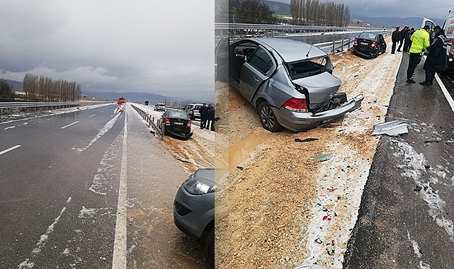 Dolu yağışı kazaya neden oldu: 1 ölü, 3 yaralı