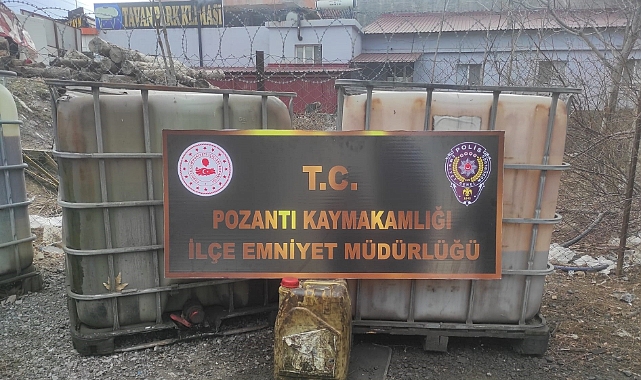 Kaçak akaryakıt ele geçirildi, 2 şüpheli gözaltına alındı