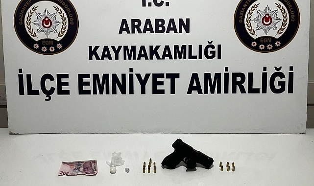 Kovalamaca sonucu uyuşturucu ve silah ele geçirildi