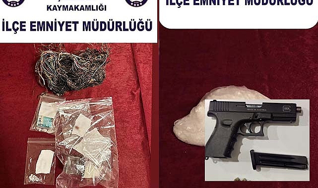 Şüphe üzerine durdurulan 3 şahsın üzerinden uyuşturucu çıktı