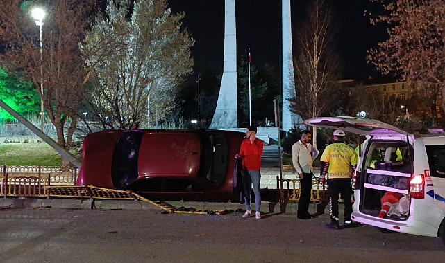 Erzurum’da trafik kazası: 3 yaralı