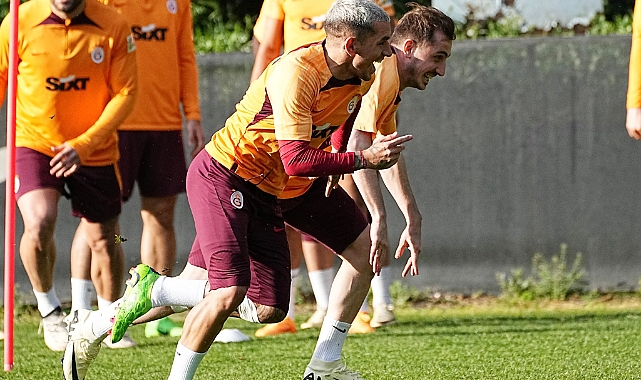 Galatasaray, Fenerbahçe maçı hazırlıklarını sürdürdü