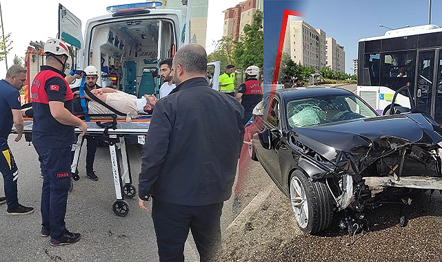 Karaköprü'de iki otomobil çarpıştı! 1 yaralı