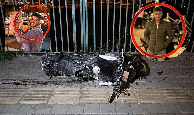 Kontrolden çıkan motosiklet kaldırıma çarpıp sürüklendi: 2 ölü