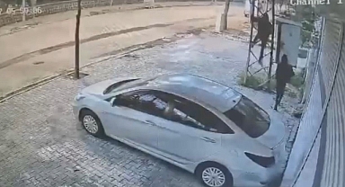 Siverek’te kablo hırsıları iş başında! O anlar kamerada