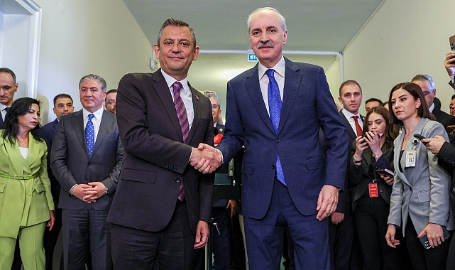 TBMM Başkanı Kurtulmuş, CHP Genel Başkanı Özel’i ziyaret etti