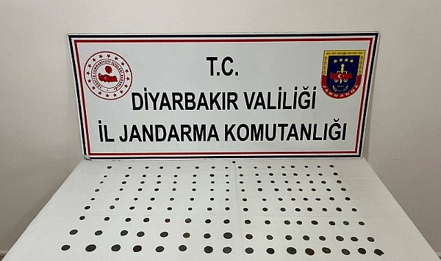 145 adet sikke ele geçirildi