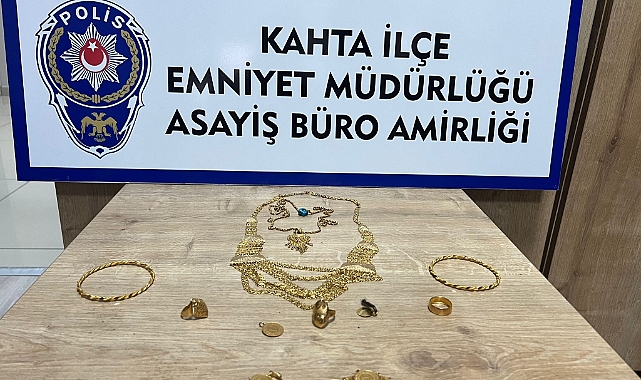 Altın çaldığı tespit edilen şahıs yakalandı