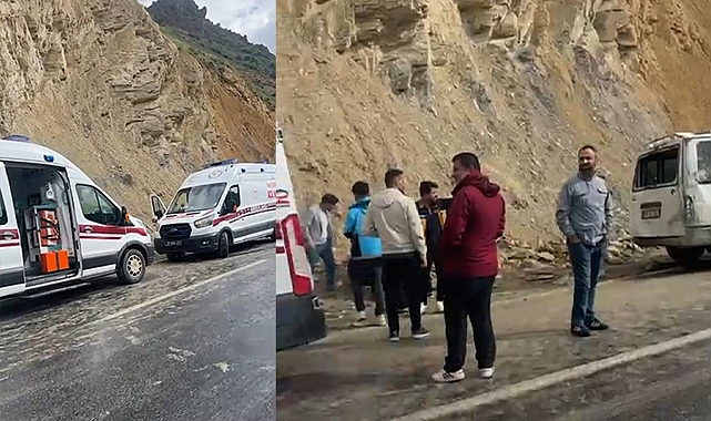 Kontrolden çıkan minibüs takla attı: Yaralılar var