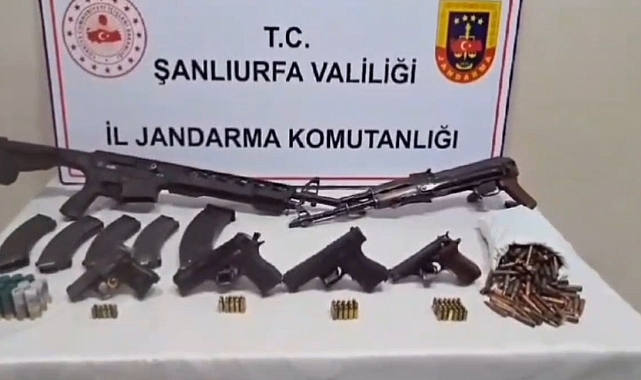 Şanlıurfa'da silah kaçakçılarına operasyon: 5 gözaltı