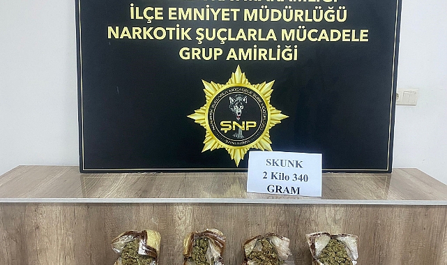 Siverek’te yolcu otobüsünde 2 kilo uyuşturucu ele geçirildi