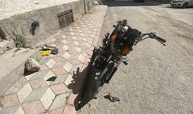 Elazığ’da motosiklet kazası: 1 yaralı