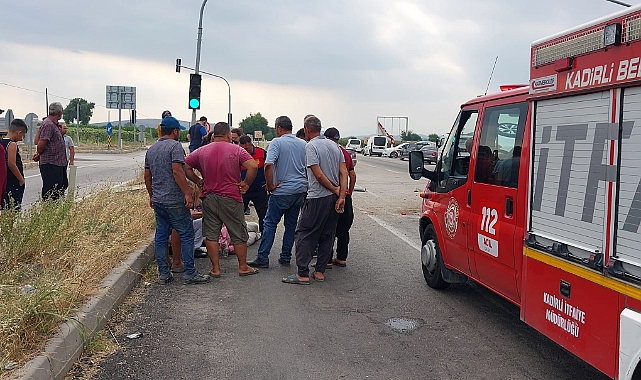 Feci trafik kazası: 3 yaralı