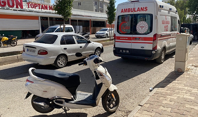 İki motosiklet çarpıştı: 1 yaralı
