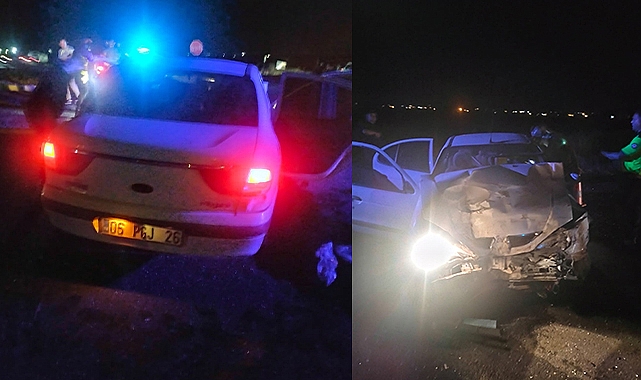 İki otomobilin çarpıştığı kazada 4 kişi yaralandı