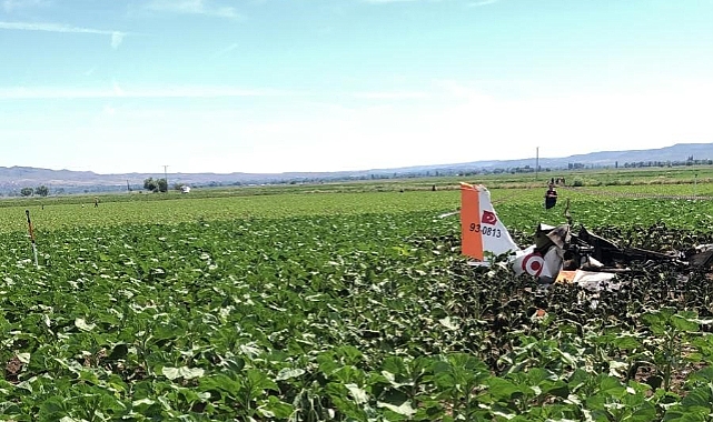 Kayseri'de uçak düştü!  2 askeri personel şehit oldu