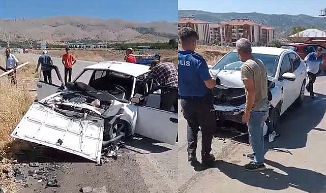 Elazığ’da trafik kazası: 3 yaralı