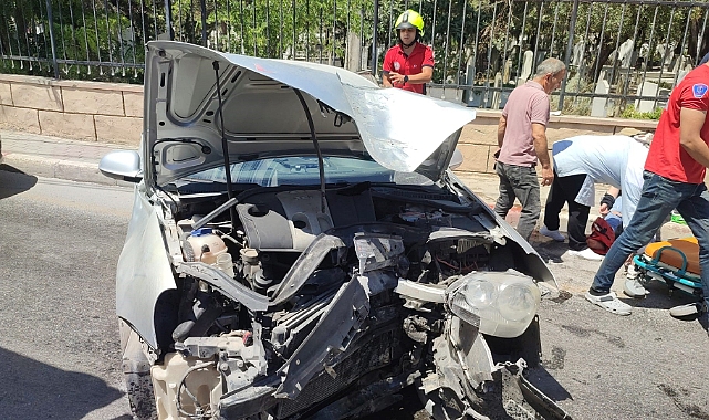 Mersin'de  trafik kazası: 2 yaralı