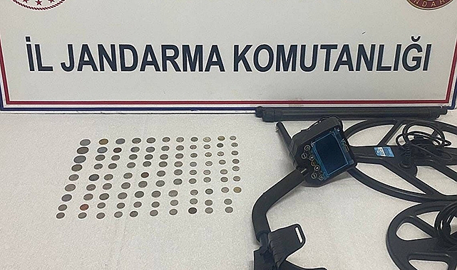 97 adet sikke ele geçirildi