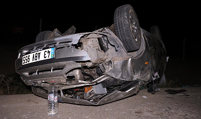 Aksaray’da otomobil takla attı: 6 yaralı