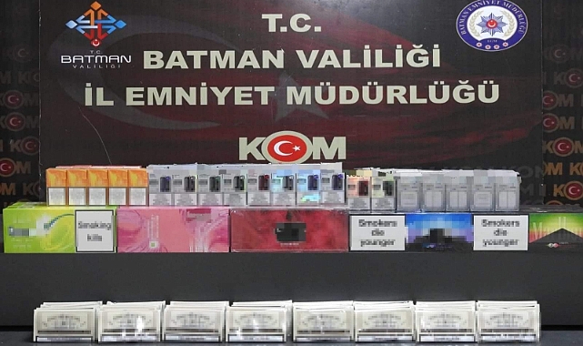 Batman'da gümrük kaçağı 200 paket sigara ele geçirildi