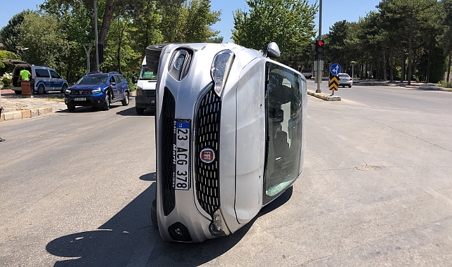 Elazığ’da trafik kazası: 1 yaralı