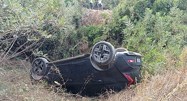Hatay'da otomobil uçuruma uçtu! 3 yaralı