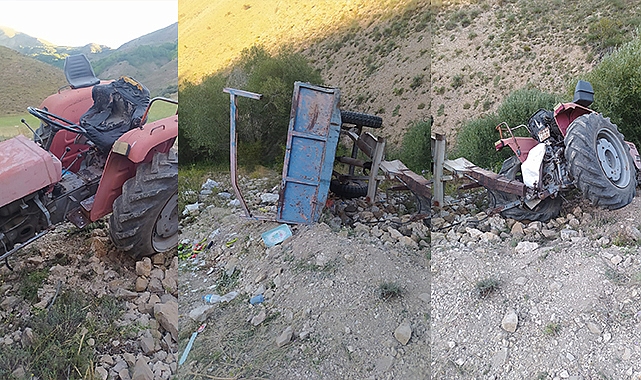 İspir'de traktör devrildi: 11 yaralı