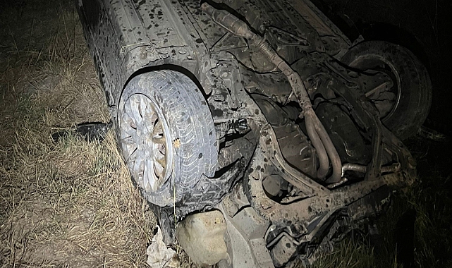 Kırklareli'nde otomobil şarampole devrildi: 1 ölü, 3 yaralı