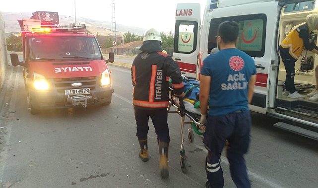 Kontrolden çıkan otomobil ters döndü: 2 yaralı