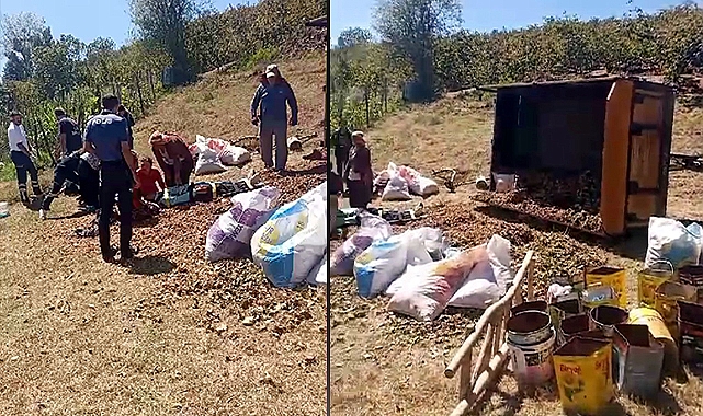 Mevsimlik tarım işçilerini taşıyan traktör devrildi: 13 yaralı